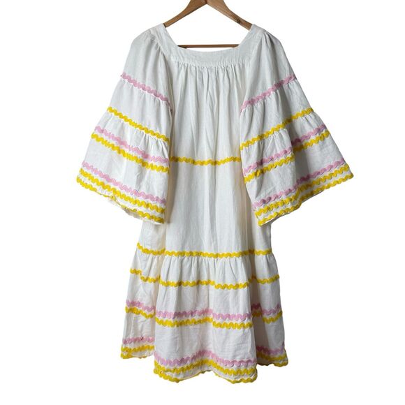 Lisa Marie Fernandez x Target Dress XXS Boho Ric Rac Flare Oversized Coquette - Picture 2 of 11